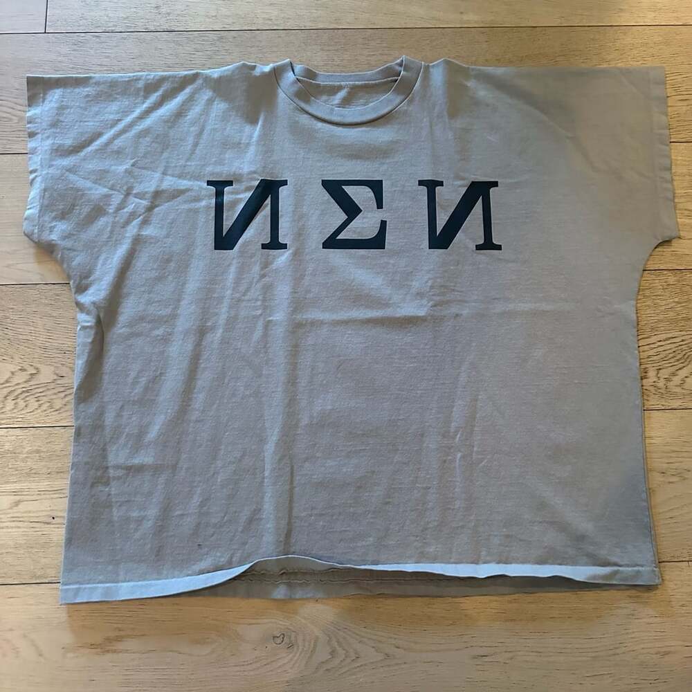 Yeezy Gosha TS-01 N3N T-Shirt Size 3 Grey Boxy Oversized